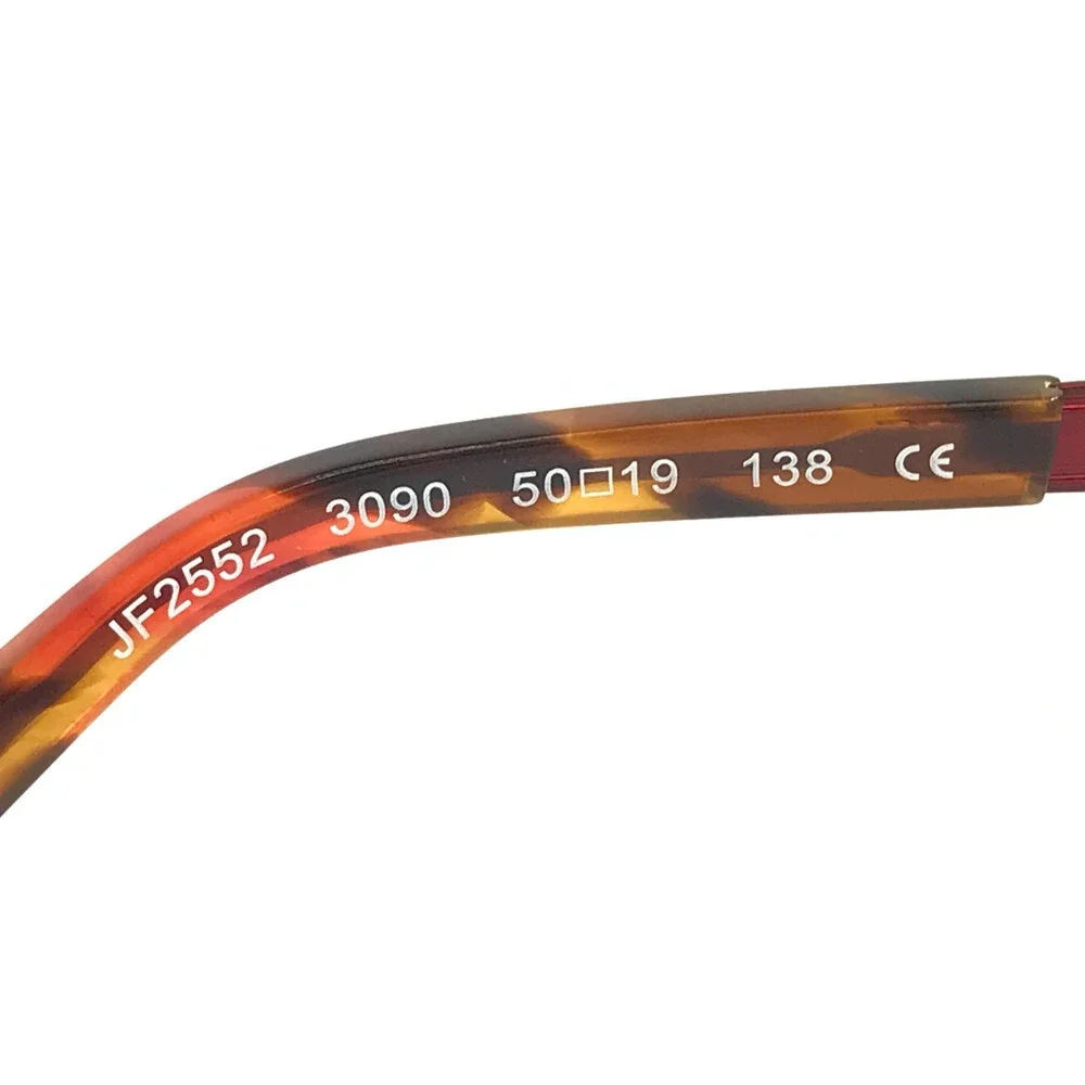 J.F. Rey Eyeglasses Frames JF2552 3090 Matte Red Orange Brown Tortoise 50-19-138
